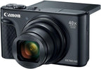 Canon PowerShot SX740 HS Digital Camera | 20.3MP CMOS Sensor  40x Optical Zoom  4K UHD Video  Wi-Fi & Bluetooth | Compact Point-and-Shoot Camera with Bag and 64GB Card