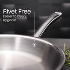 Fissler M5 Pro-Ply 5-ply Stainless Steel Frying Pan, 12.6 Inch