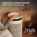 Blueair 2-in-1 Pro Air Purifier & Humidifier for Large Rooms, HEPASilent™ Removes 99.97% Allergens, Dust, Smoke, Up to 1,875 sq ft, Smart App, Skin-Hydration Mode, 360° InvisibleMist™