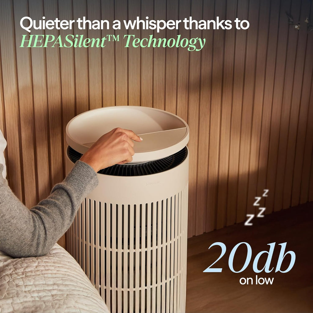 Blueair 2-in-1 Pro Air Purifier & Humidifier for Large Rooms, HEPASilent™ Removes 99.97% Allergens, Dust, Smoke, Up to 1,875 sq ft, Smart App, Skin-Hydration Mode, 360° InvisibleMist™