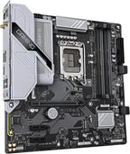 GIGABYTE B760M Gaming Plus WiFi DDR4 LGA 1700 Intel B760 M-ATX Motherboard, 2* M.2, PCIe 4.0, Front USB 3.2 Gen 1 Type-C, 6 GbE LAN, Q-Flash Plus, EZ-Latch