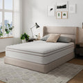 Novilla King Size Mattress, 12 Inch King Mattresses in a Box with Smarts™ Pocket Coil for Pressure Relief, Medium Plush Foam and Spring Hybrid Colchones with CertiPUR-US Certified