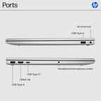HP 15.6 inch Laptop  HD Touchscreen Display  AMD Ryzen 3 7320U  8 GB RAM  128 GB SSD  AMD Radeon Graphics  Windows 11 Home in S Mode  Natural Silver  15- fc0099nr