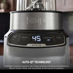 Ninja Blender | Nutri Pro | Auto IQ Blend | Smoothies, Shakes, Frozen Drinks, Salsa, Dips | Includes (2) 24 oz. To-Go Cups & Spout Lids | Crushes Ice, Fruit & Veggies |1100 Peak Watt | Silver | BN401