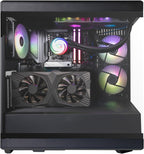 iBUYPOWER Y40 PRO Black Gaming PC Desktop Computer AMD Ryzen 9 7900X CPU  NVIDIA GeForce RTX 5070Ti 16GB GPU  32GB DDR5 RGB 5200MHz RAM  2TB NVMe SSD  Windows 11 Home  Keyboard  Mouse - Y40BA9N57T01