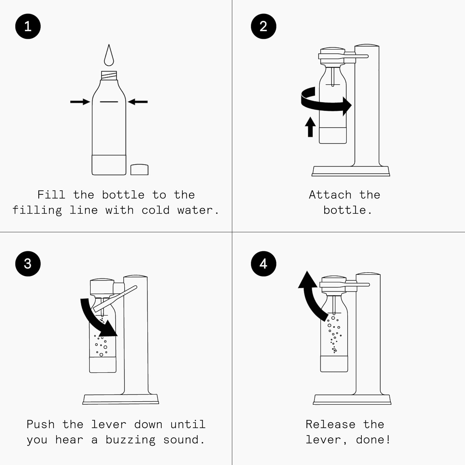 Aarke Carbonator lll, Sparkling & Carbonation Water Machine, Stainless Steel with PET BPA-Free Reusable Bottle Volume 1L/34 fl oz (Sand)