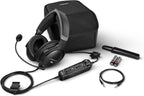 Bose A30 Bluetooth Aviation Headset - Lightweight Comfortable Design  Adjustable ANR and Noise Cancelling Microphone  Dual Plug – Black