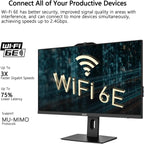 msi PRO AP272P Business All-in-One Desktop  27" IPS FHD 100Hz Eye-Care Display  Intel Core i5-14400  32GB DDR5  1TB SSD  IR FHD Webcam  Wi-Fi 6E  HDMI  DP  Wireless KB & Mouse  Windows 11 Pro