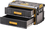 DEWALT Tough System 2.0 DWST83529-1 2 Tier Chest, Tool Box, Storage Case, Tool Box, Stacking Storage, Tough System 2.0