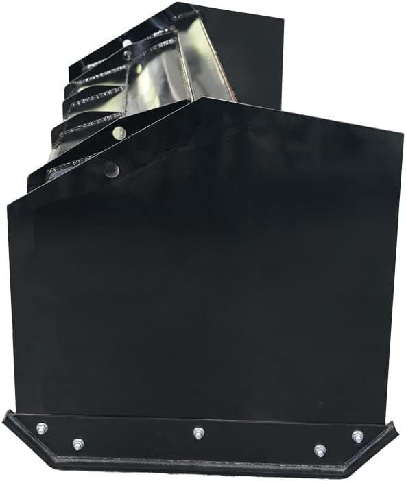 Skid Steer Snow Pusher Attachment  Single Box Snow Pusher for Skid Steer Loader  Heavy Duty Snow Removal Attachment  Universal Quick Attach for Clean Snow and Job Site Cleanup