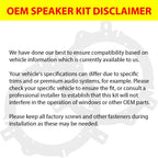 KICKER Speakers 6.5 & 6X9 inch for Ford F-150 2015-2024 Upgrade Kit - 2 Pairs of DS Series with Adapters and Harness  Car Audio Front & Rear Door Speaker DSC650  43DSC6504 & DSC6930  43DSC69304