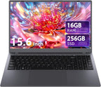 Laptop Computer 16GB RAM - Pentium 6500Y CPU (Beat N5095  Up to 3.4GHz)  Laptops with 256GB SSD  15.6 inch FHD IPS Screen  Type-C  USB 3.2  HDMI  Long Battery Life