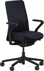 Branch Verve Chair - High Performance Executive Office Chair with Contoured Back and Adjustable Lumbar Support - High Density Foam Cushion and 3D Knit Back - Fits 5' to 6', Up to 275 lbs, Galaxy