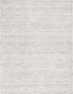 SAFAVIEH Metro Collection Area Rug - 9' x 12', Dark Grey & Ivory, Handmade Wool, Ideal for High Traffic Areas in Living Room, Bedroom (MET999H)