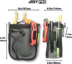Joey Pouch PRO | Clip-On Tool Belt Bag for Tools, Screws, and Nails - Great for an Electrician, HVAC Tech, Plumber, Carpenter, Contractor, Handy Man, and Any Tradesperson - Metal Clip