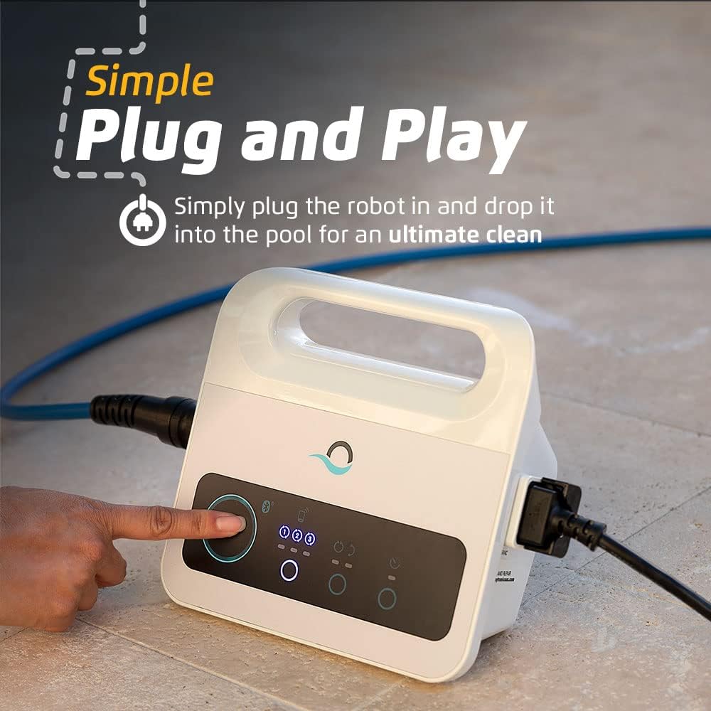 Dolphin Nautilus CC Automatic Robotic Pool Vacuum Cleaner Includes Caddy and Classic Cover for Storage and Protection  Ideal for In-Ground Pools up to 33 FT in Length
