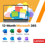 Lenovo IdeaPad Slim 3i 15.6" FHD Laptop • Microsoft Office 365 • 1.1TB Storage • LPDDR5 • Intel 4 Cores • 128GB SSD and 1TB Cloud • WiFi 6 • Military-Grade • Windows 11 no Mouse • Essential Laptop