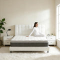 10″ King Hybrid Mattress – Soft & Supportive, Cooling Airflow Foam + Pocket Coils, Medium-Soft Comfort, Motion Isolation, CertiPUR-US, Fiberglass-Free