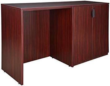 Regency Legacy Stand Up Side to Side Storage Cabinet/Desk- Mahogany