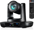4K UHD PTZ Camera AI-Auto Tracking, 20X Optical Zoom, USB3.0/HDMI/LAN PoE, IP Live Streaming, PTZ Conference Room Camera for Church Services Education Conference Events, Work with YouTube OBS