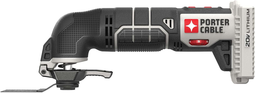 PORTER-CABLE 20V MAX* Oscillating Tool with 11-Piece Accessories, Tool Only (PCC710B)