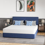 FDW | 10 Inch King Mattress | Medium Firm | Gel Memory Foam Mattress | White | Bed in a Box, CertiPUR-US Certified | Pressure Relief, Cooling Ventilated Foam | Washable Removable Cover