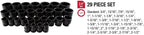 SUNEX TOOLS 4696 3/4-Inch Drive SAE Master Impact Socket Set, Standard, 6-Point, Cr-Mo, 3/4-Inch - 2-7/17-Inch, 29-Piece