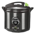 Presto 02144 12Qt Digital Canner, Black Stainless