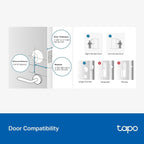 Tapo Smart Door Lock  Deadbolt | Keyless Entry  Fingerprint Recognition  Touchscreen Keypad & in-App Monitoring with Scheduled Access|1-Year Rechargeable Battery |BHMA Grade 2 | DL110