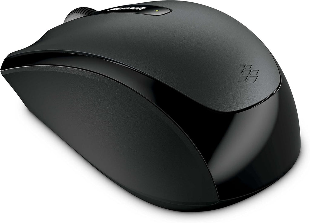 Microsoft Wireless Mobile Mouse 3500 - Loch Ness Gray. Comfortable design, Right/Left Hand Use, Wireless, USB 2.0 with Nano transceiver for PC/Laptop/Desktop, works with for Mac/Windows Computers