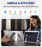 FOPO 15.6 Triple Laptop Screen Extender  Left Screen 360° Rotation Laptop Monitor Extender  Plug and Play Triplp Monitor for 13-17" Laptops with USB-C/HDMI  for Windows/Mac(M1/M2/M3) Pro/Max - S10