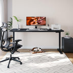 Dual Motor Standing Desk, Large Stand Up Desks, 79x31 Inches Electric Sit Stand Desk, 4 Memory Preset Adjustable Height Home Office Desk (Black)