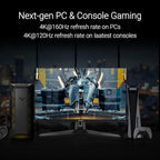 ASUS TUF Gaming 27” 4K HDR Monitor (VG27UQ1A) – 160Hz  1ms  Extreme Low Motion Blur Sync  NVIDIA G-SYNC Compatible  AMD FreeSync Premium  95% DCI-P3  DisplayWidget  3 yr Warranty