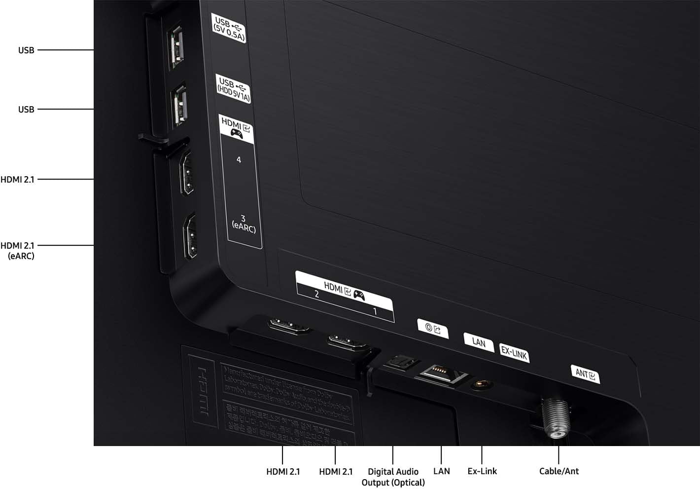 SAMSUNG 65-Inch Class OLED 4K S90D Series HDR+ Smart TV w/Dolby Atmos  Object Tracking Sound Lite  Motion Xcelerator  Real Depth Enhancer  4K AI Upscaling  Alexa Built-in (QN65S90D  2024 Model)