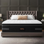 Firm Queen Mattress, 14 Inch Deep Sleep Hybrid Mattress with Extra Back & Hip Support, Motion Isolation with Fiberglass-Free, CertiPUR-US Certified, 365-Night Trial