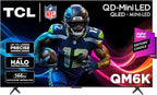 TCL 55 Inch Class QM6K Series | Mini LED QLED 4K HDR | 55QM6K  2025 Model | 120HZ-144HZ High Brightness Smart Google TV Dolby Atmos Onkyo Audio | Voice Remote Alexa Gaming Streaming Television