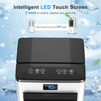 Portable Air Conditioners, 4-IN-1 Evaporative Air Cooler, Portable AC Unit w/ 4 Modes & 3 Speeds, Swamp Cooler w/ 12H Timer & Remote, Fast Cooling Room Air Conditioner for Bedroom Home Office Garage