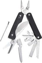 ROXON Flex Titan S805G Multi tool with full size scissors Modular Design and Customizable Tool (Replaceable knife and accessory) 16 tools for Outdoor & Camping
