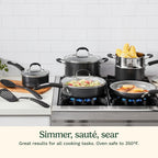 Cuisinart, 12-Piece Classic Ceramic Nonstick Set, 35C-12BK