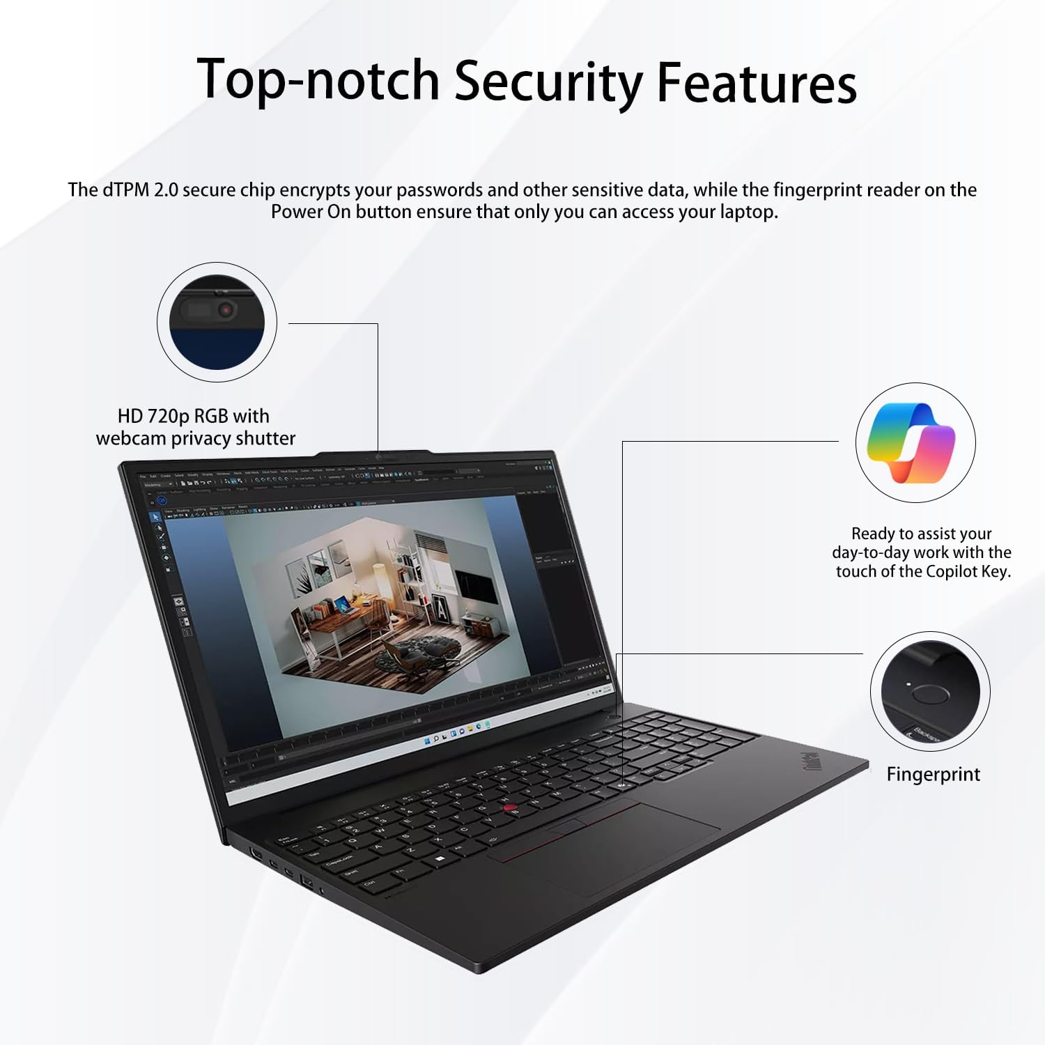 Lenovo ThinkPad E16 Business Laptop  16" FHD+ Anti-Glare Touchscreen  AMD Ryzen 5 7535U  32GB DDR5  1TB SSD  Wi-Fi 6E  Fingerprint  Backlit  Webcam  Windows 11 Pro  Bundle with 7-in-1 USB-C Hub