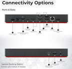 40B00300US Lenovo Docking Station USB C Bundle - 1 Year Warranty  Supports 4K Display  Thunderbolt 4 Dock with 300W Adapter  Anyhdd HDMI  DisplayPort  Thunderbolt Cables & Cloth