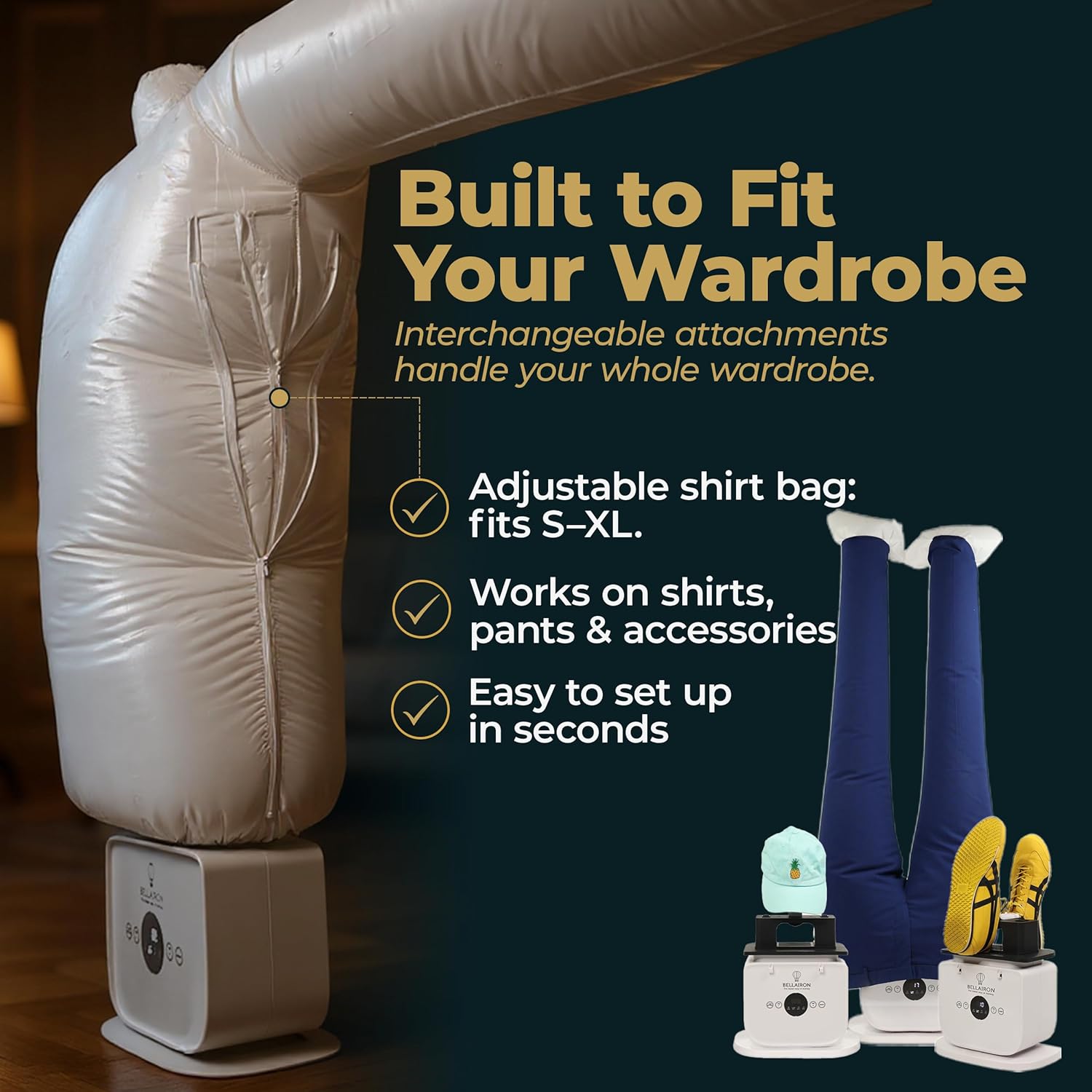 Original Automatic Hot Air Garment Dryer & Iron – Hands-Free Wrinkle Remover for Shirts & Pants, Designed for Reliable Everyday Use