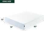 Zinus 12 Inch Green Tea Cooling Memory Foam Mattress New Version, King, Fiberglass Free, Medium Firmness, Cooling Gel Foam, Certified Safe Foams & Fabric, Mattress in A Box