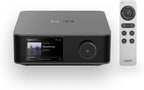 WiiM Amp Ultra with Voice Remote 2 | 100W Streaming Amplifier with Premium ESS ES9039Q2M DAC & Dual TI TPA3255 Amps | Built-in RoomFit EQ & Touchscreen | HDMI ARC  Optical  RCA Inputs | Space Gray