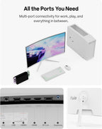 Pixio PXC278 Wave White 27 inch 180Hz Refresh Rate QHD 1440p Resolution 1650R Curved Fast VA Panel 1ms GTG Response Time Adaptive Sync HDR Curved Gaming Monitor