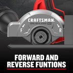 CRAFTSMAN V20 3 Inch Cordless Cut-Off Tool with Forward and Reverse Functions, Bare Tool Only (CMCM300B)