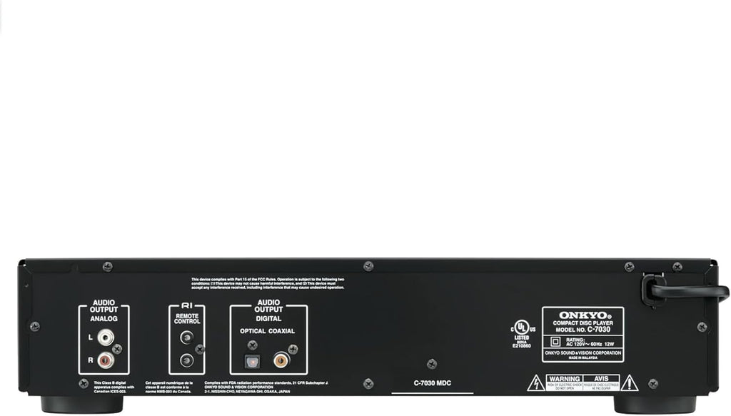 Onkyo C-7030 Home Audio CD Player - Black