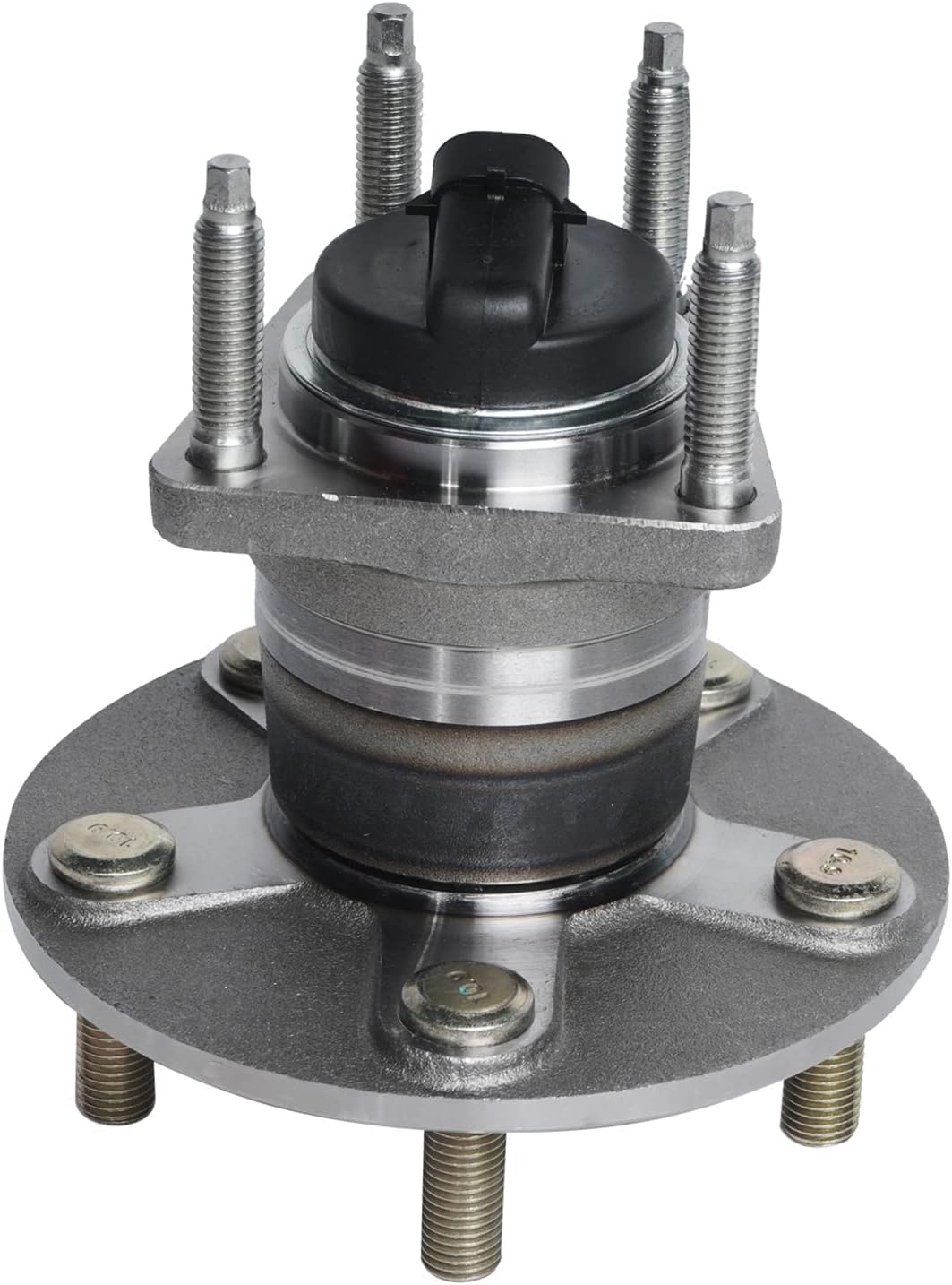 Detroit Axle - 4pc Front & Rear Wheel Bearing Hubs Assembly for Chevrolet Malibu 2004-2012 Cobalt 2009-2010 HHR 2008-2010, Pontiac G6 2005-2010, Saturn Aura 2007-2009, 5-Lug w/ABS