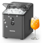Nugget Ice Maker Countertop – 6 Mins Fast Ice Production, FLASHCHILL™, 26.5 LBS/Day, Self-Cleaning, Compact Portable Design, Ideal for Home, Office & Parties
