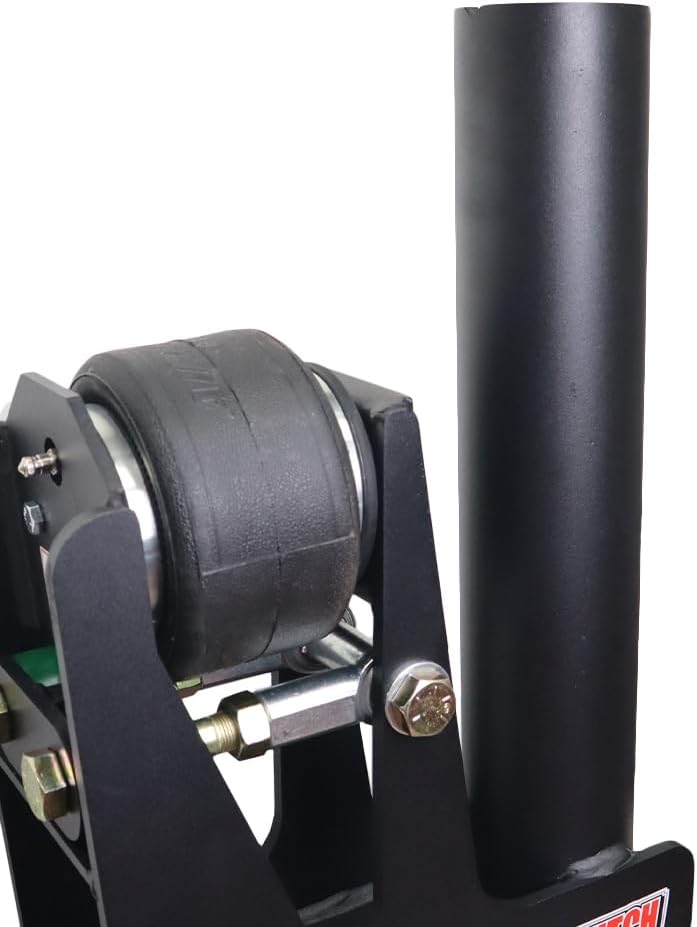 Shocker 30K Gooseneck Air Hitch & 9" Extension Shift Lock Coupler for 2-5/16" Ball, Round 4" Blank (No Pin Hole)